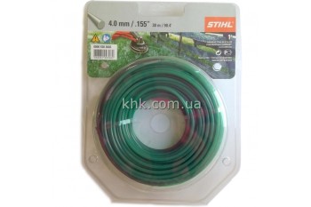Косильна струна STIHL, Ø 4,0 мм x 30 м, кругла, малошумна, Косильні струни